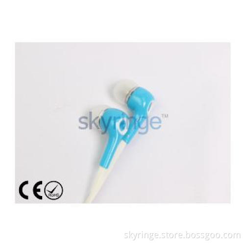 Fashion flat earphones with high quality